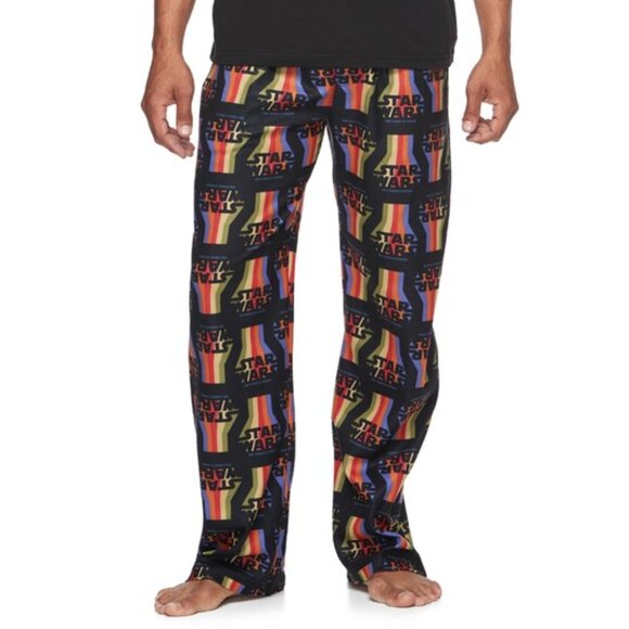 New! Star Wars Flannel Pajama Lounge Pants - The Force Is Strong - Picture 1 of 1